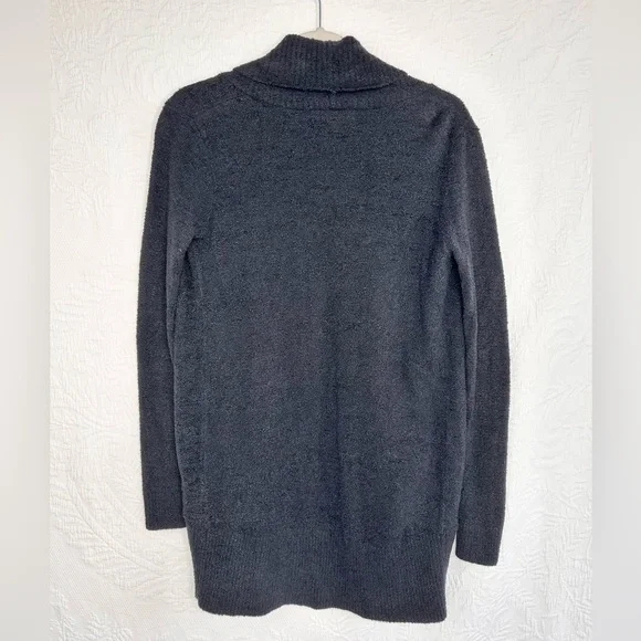 Barefoot Dreams Cardigan Cozy Chic Lite Circle Cardi Black Size Small - Picture 6 of 16